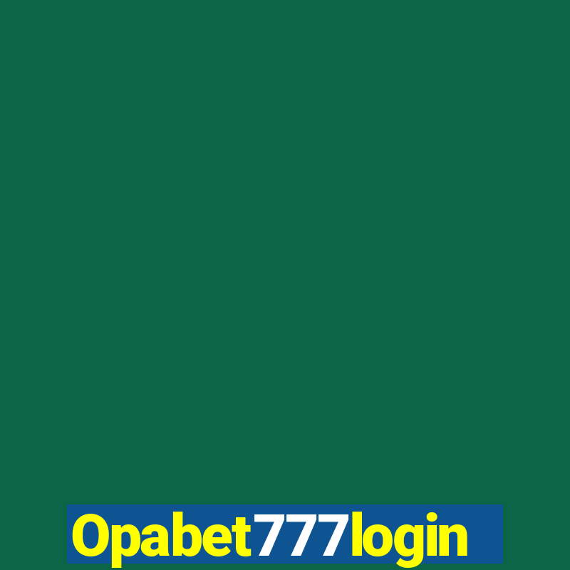 Opabet777login