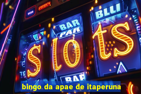 bingo da apae de itaperuna