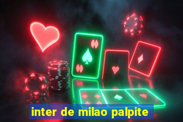 inter de milao palpite