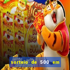 sorteio de 500 em cash toda segunda feira novibet