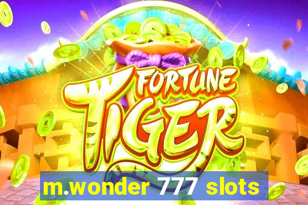 m.wonder 777 slots