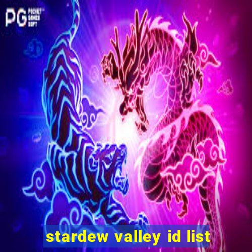 stardew valley id list