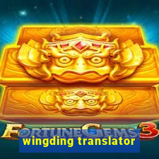 wingding translator