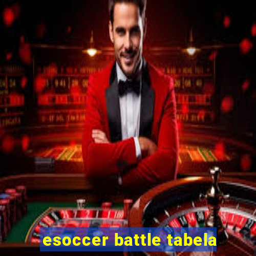 esoccer battle tabela