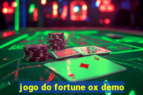 jogo do fortune ox demo