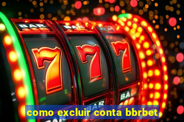 como excluir conta bbrbet