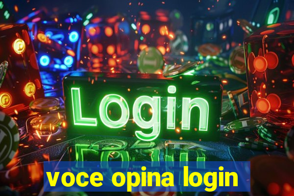 voce opina login