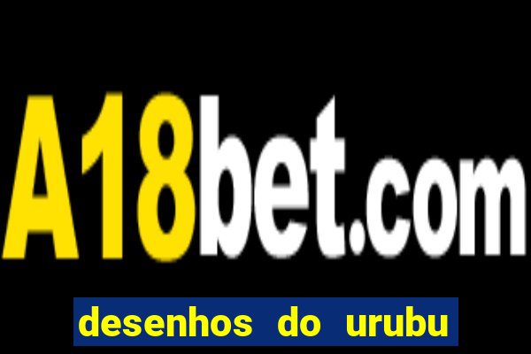 desenhos do urubu do flamengo para colorir