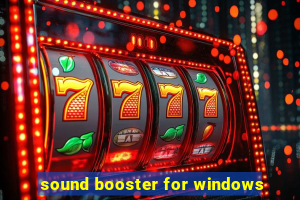 sound booster for windows