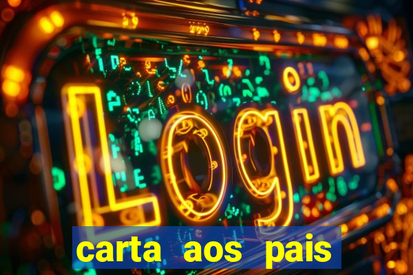carta aos pais rubem alves