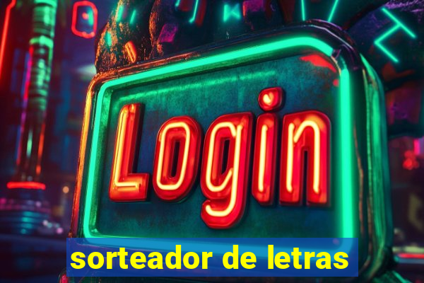 sorteador de letras