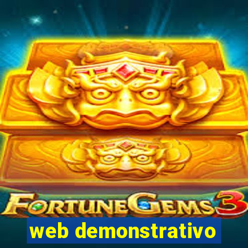 web demonstrativo