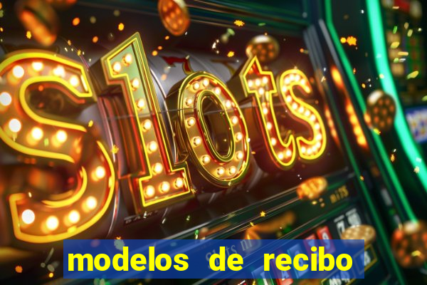modelos de recibo de pagamento word