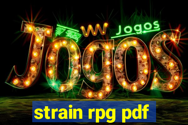 strain rpg pdf