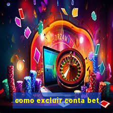 como excluir conta bet