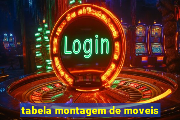 tabela montagem de moveis