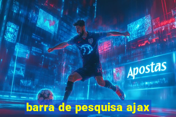 barra de pesquisa ajax
