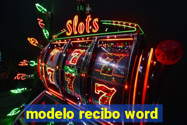 modelo recibo word