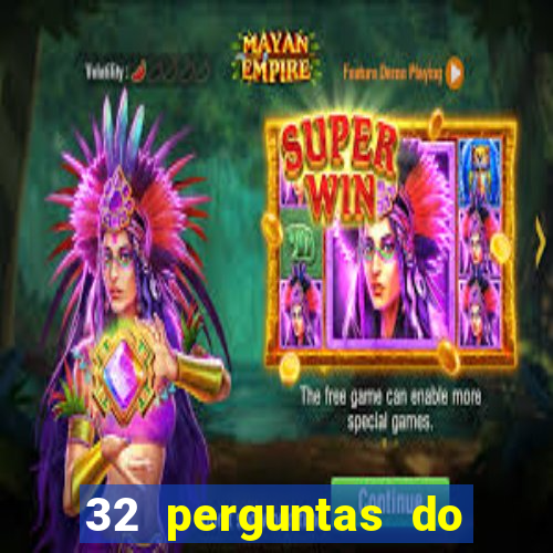 32 perguntas do livro do destino