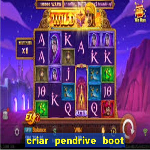 criar pendrive boot windows 10