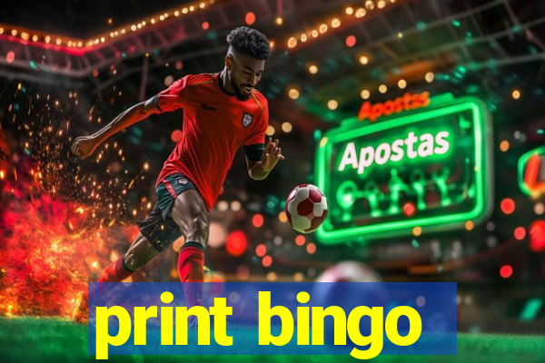 print bingo
