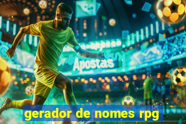 gerador de nomes rpg