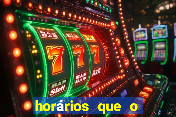 horários que o fortune dragon paga