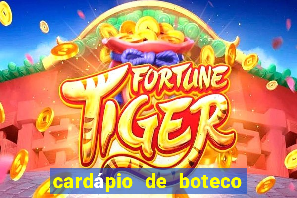cardápio de boteco pinguim assis brasil