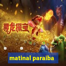 matinal paraiba