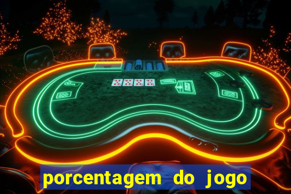 porcentagem do jogo fortune tiger