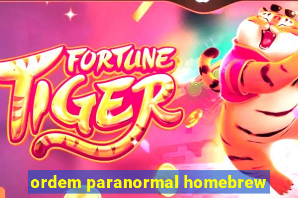 ordem paranormal homebrew