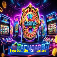 texto de 2 anos de namoro