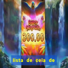 lista de ceia de natal completa
