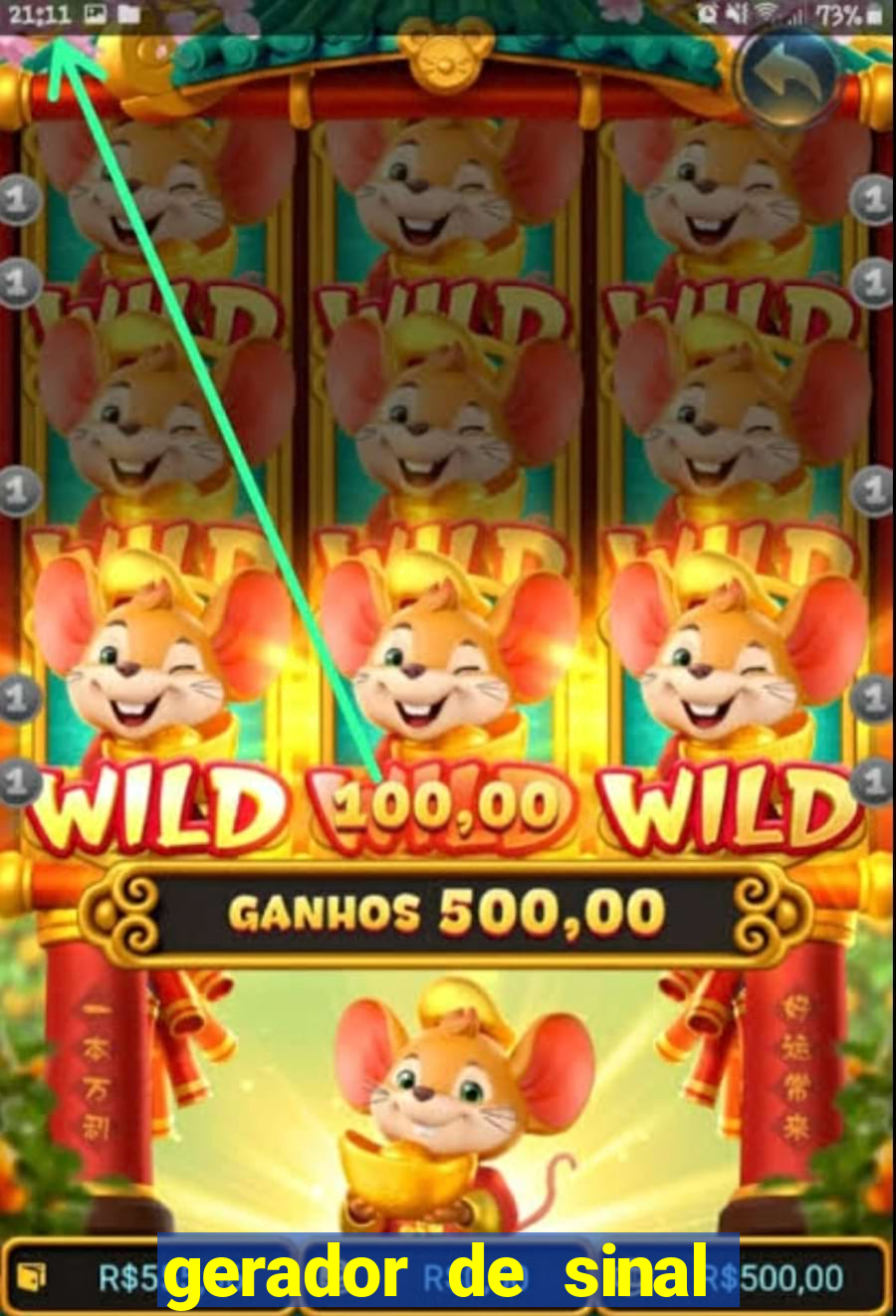 gerador de sinal fortune tiger