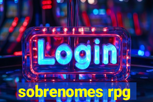 sobrenomes rpg