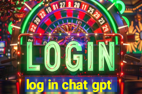 log in chat gpt