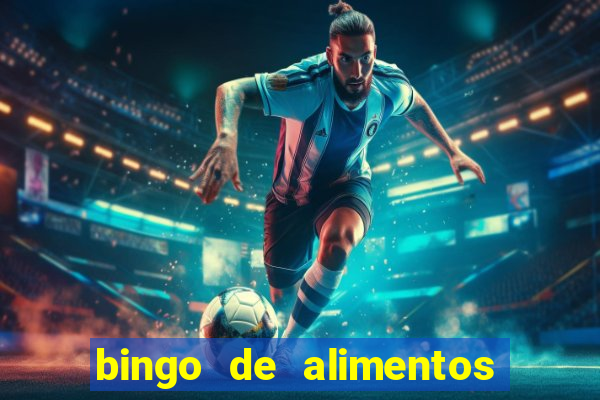 bingo de alimentos saludables para imprimir